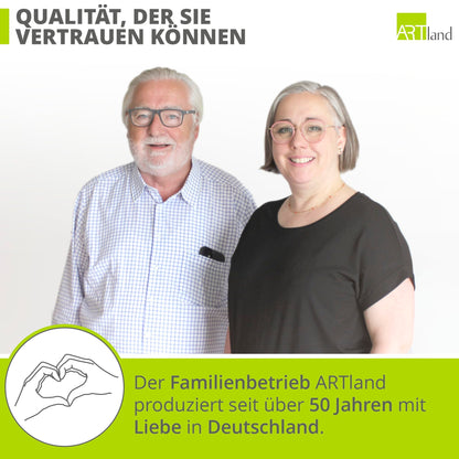 ARTLAND wall decoration wall clock without ticking noises aluminum quartz clock 30x30 cm square silent analog quartz clock, 4 digits 30x30 cm slate look U1RE