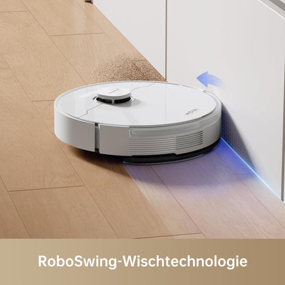 Mova S10 robotic vacuum cleaner, 7,000Pa suction power, 3DAdapt obstacle avoidance, 7mm mopping height.