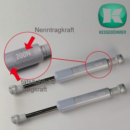 2 x SO-TECH® Kesseböhmer Compression Spring Lift-O-Mat (reinforced version) 200N (215N) for HSB High Lift Fitting