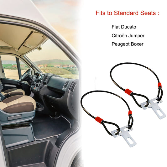 2 pieces Theft Protection Motorhome Accessories, Motorhome Theft Protection Burglary Protection door security burglary protection, Camping Caravan Accessories Suitable for motorhomes Cars Vans Trucks (60 cm)