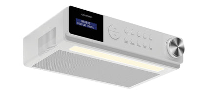 Grundig DKR 1000 BT DAB+ kitchen radio with Bluetooth and DAB+ reception White.