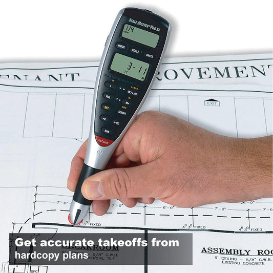 Calculated Industries Scale Master Pro XE Digital Measuring Tool for blueprints.