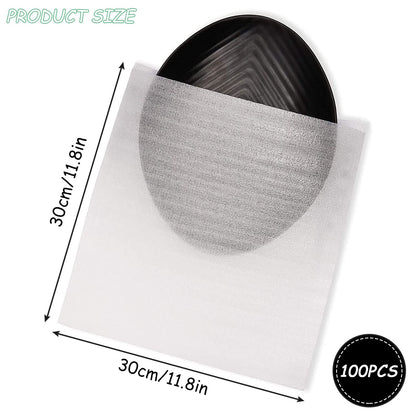Packaging materials 100pcs Bubble wrap Moving boxes Foam packaging Moving supplies Foam sheets for moving Dish storage (30cm*30cm)