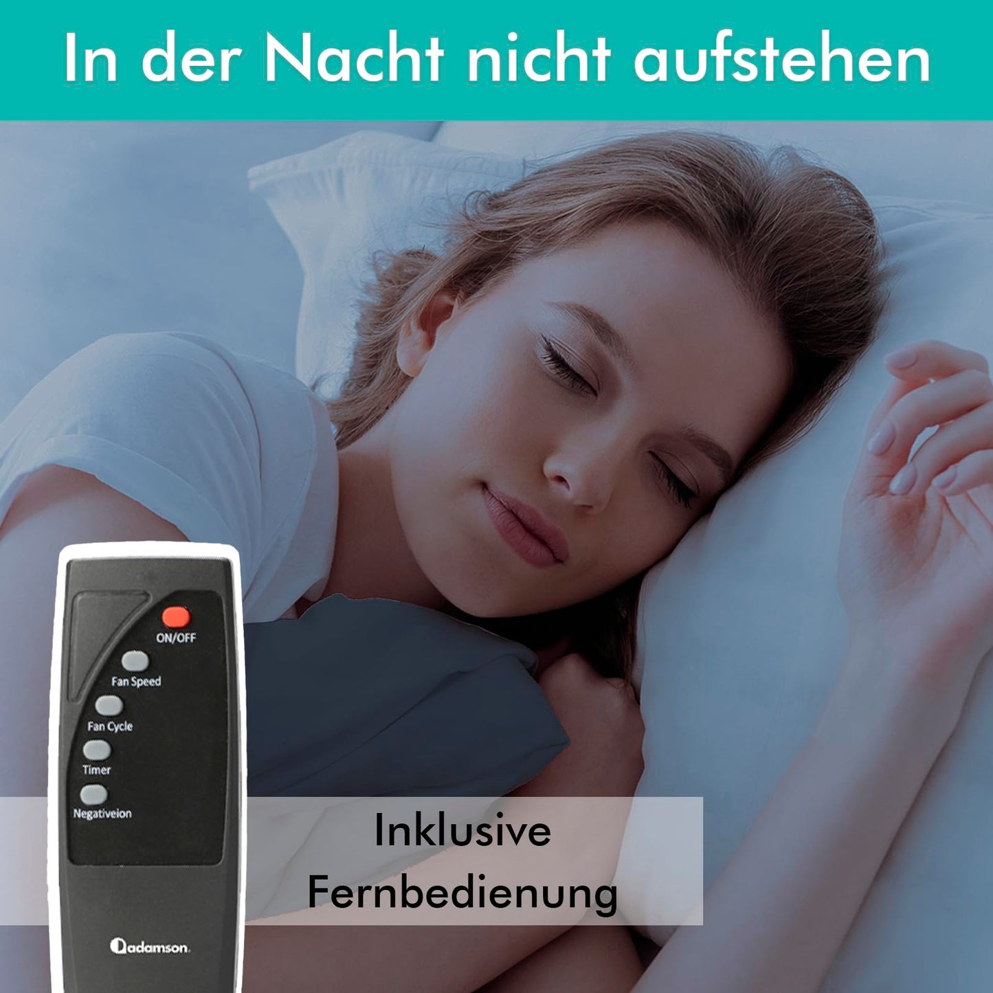 Adamson B10 Cooling Mattress Topper - Twin 190x100 cm - 100% cotton - Cooling pad for a peaceful, restful sleep - Ideal for hot sleepers - Energy-efficient design.