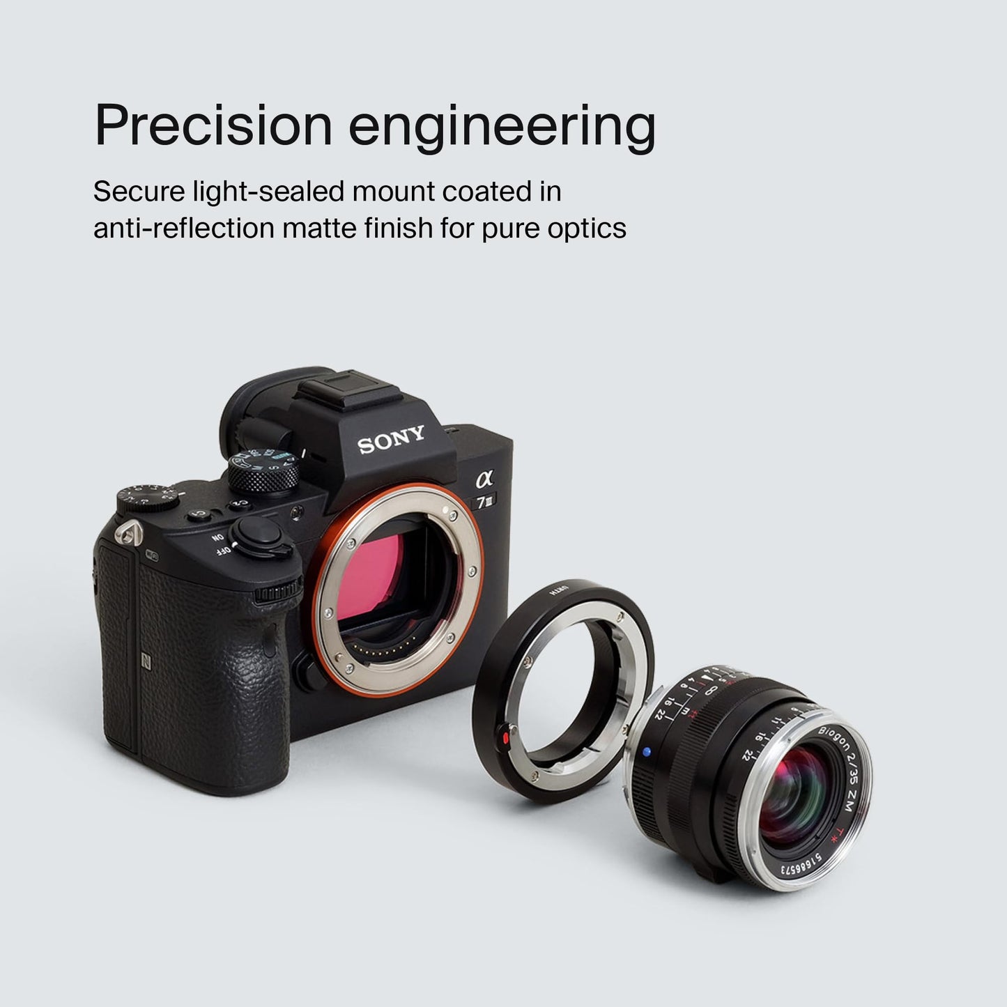 Urth lens adapter: Compatible with Leica M lens and Sony E camera body.