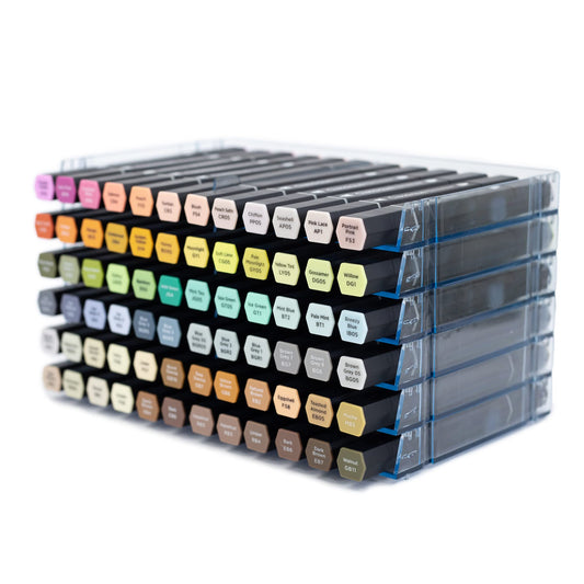 Spectrum Noir Companion - Ultimate storage containers for transparent pens - Original version, 6/Pack, PENSTO6