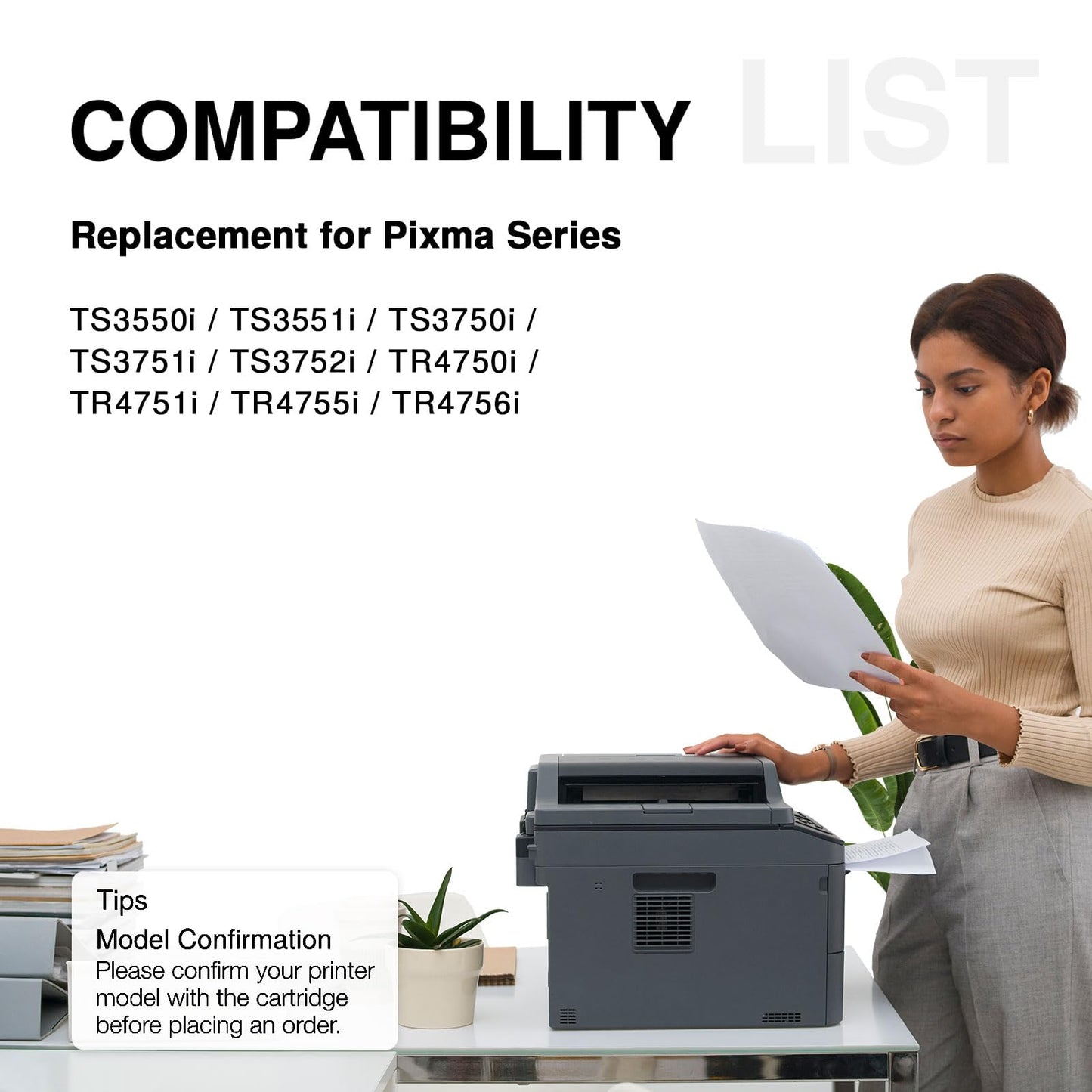 PG-575XL CL-576XL 575 576 cartridges Compatible for Canon printer cartridges 575 576, 575XL 576XL Multipack Compatible for Canon Pixma TS3550i cartridges TS3550i TS3551i TR4750i TR4751i (1 Black, 1 Color)