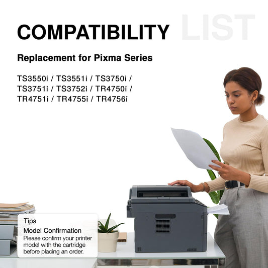 PG-575XL CL-576XL 575 576 cartridges Compatible for Canon printer cartridges 575 576, 575XL 576XL Multipack Compatible for Canon Pixma TS3550i cartridges TS3550i TS3551i TR4750i TR4751i (1 Black, 1 Color)