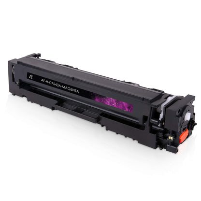 Alphafax 4X Toner replaces HP 203A CF540A CF541A CF542A CF543A Multipack Black Cyan Magenta Yellow.