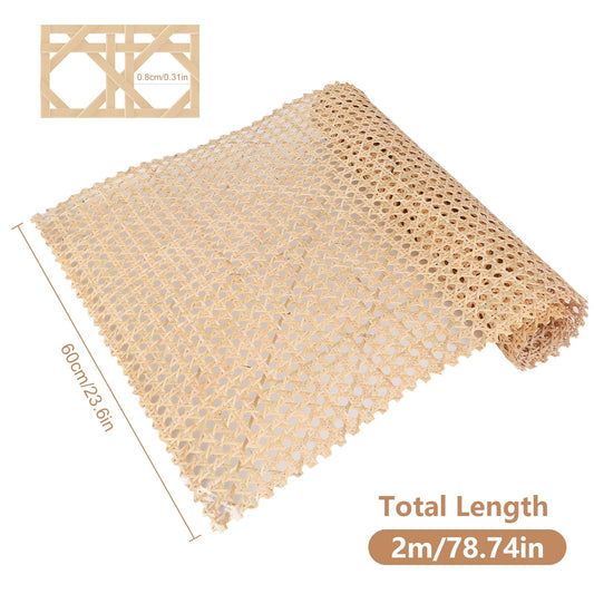 Cane webbing rattan roll, Viennese wicker, rattan strapping roll, wicker furniture for craft projects, home decor, DIY chair cabinet (60CMx200CM)