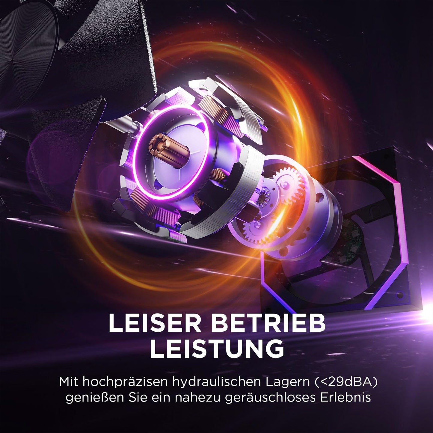 AsiaHorse RGB PC Fans 120MM Case Fans [3 Pack] [HDB] 61.5 CFM/2000 RPM/2.16 MMH2O ARGB Fans 5V3PIN ARGB and 12V4PIN PWM Fans, 50,000 Hours Lifespan Nyota-A12-Black