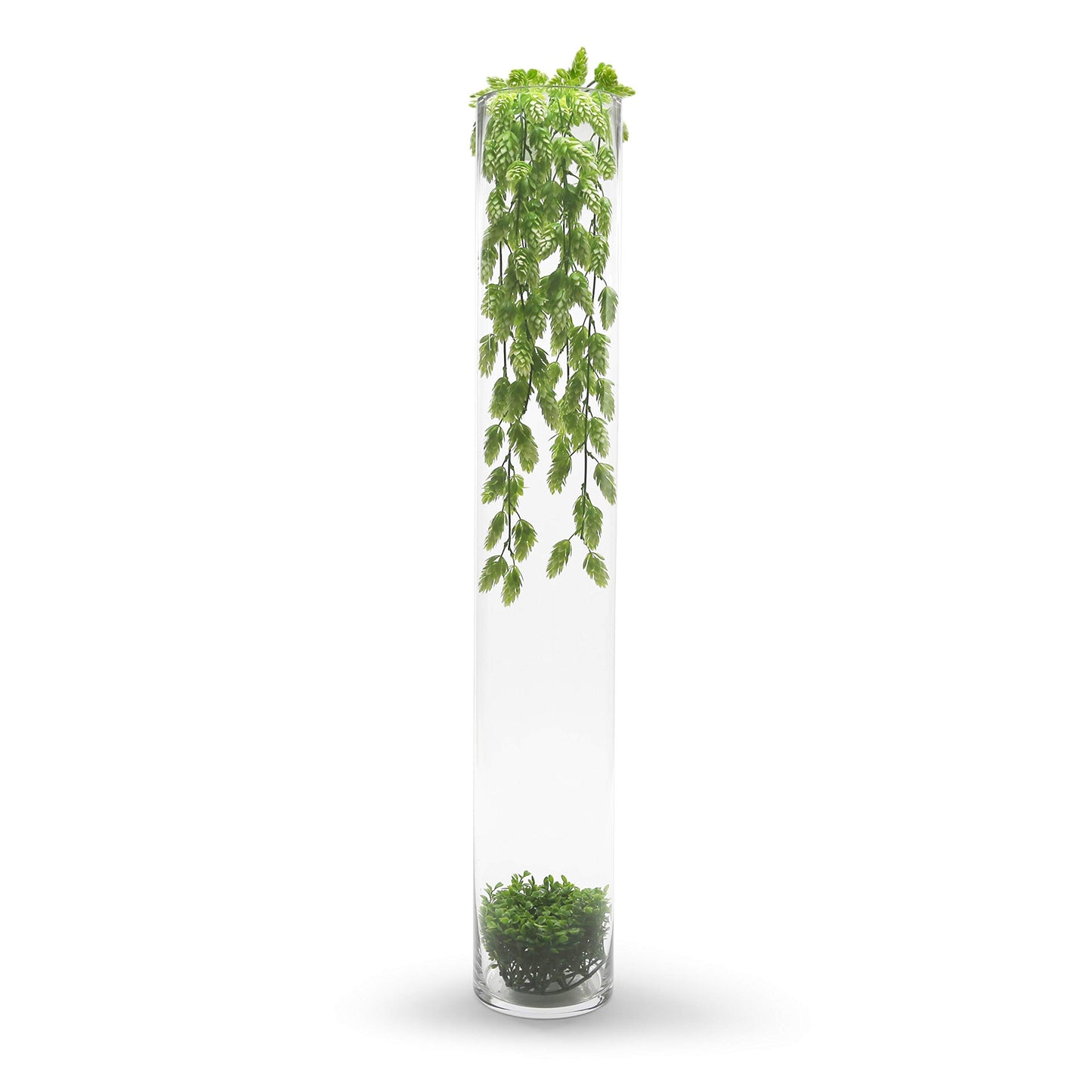 WGV Vase, cylindrical, 71 cm, transparent