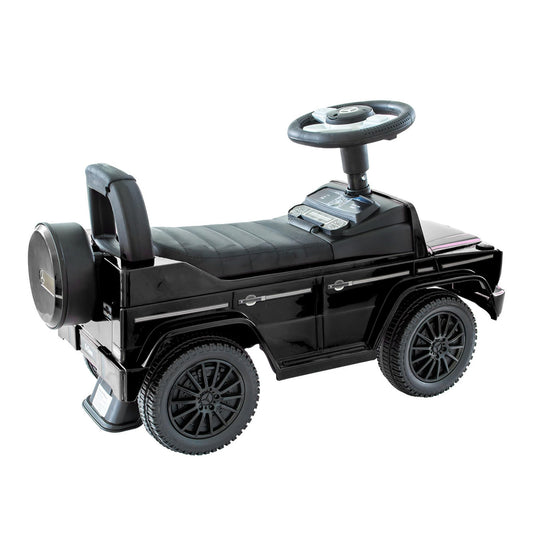 Mercedes G350d push car with quiet plastic wheels, ride-on toy for babies and toddlers, kids' vehicle, push-along car.