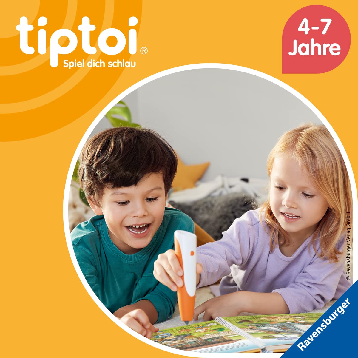 Ravensburger tiptoi Starter Set 00114: Pen and Farm Book - Learning system for children aged 4 years and older.