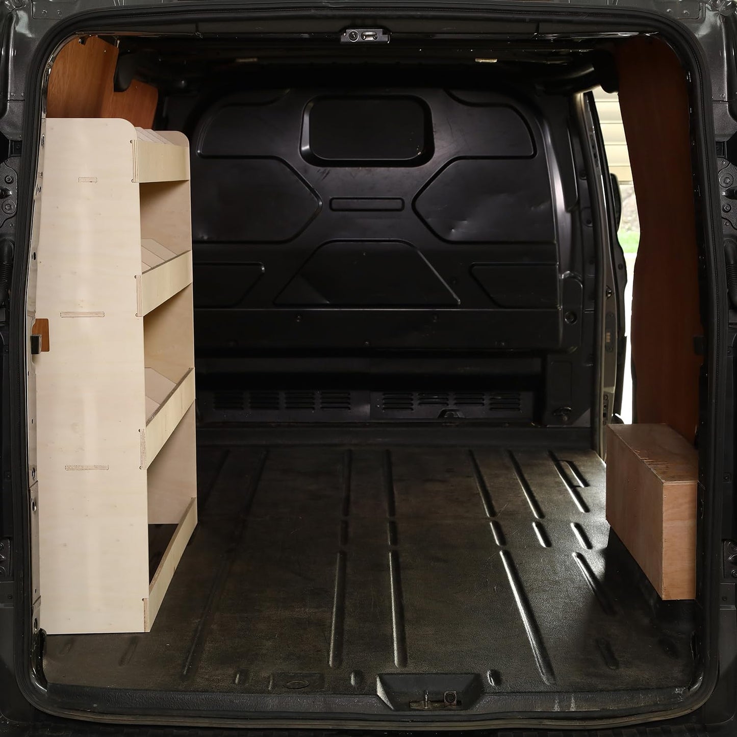 Vanify - Compatible with Ford Transit Custom L2 2012+ vehicle interior shelving, rear driver side shelf