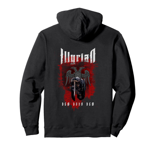 Albanian dad Illlyrians Pullover Hoodie