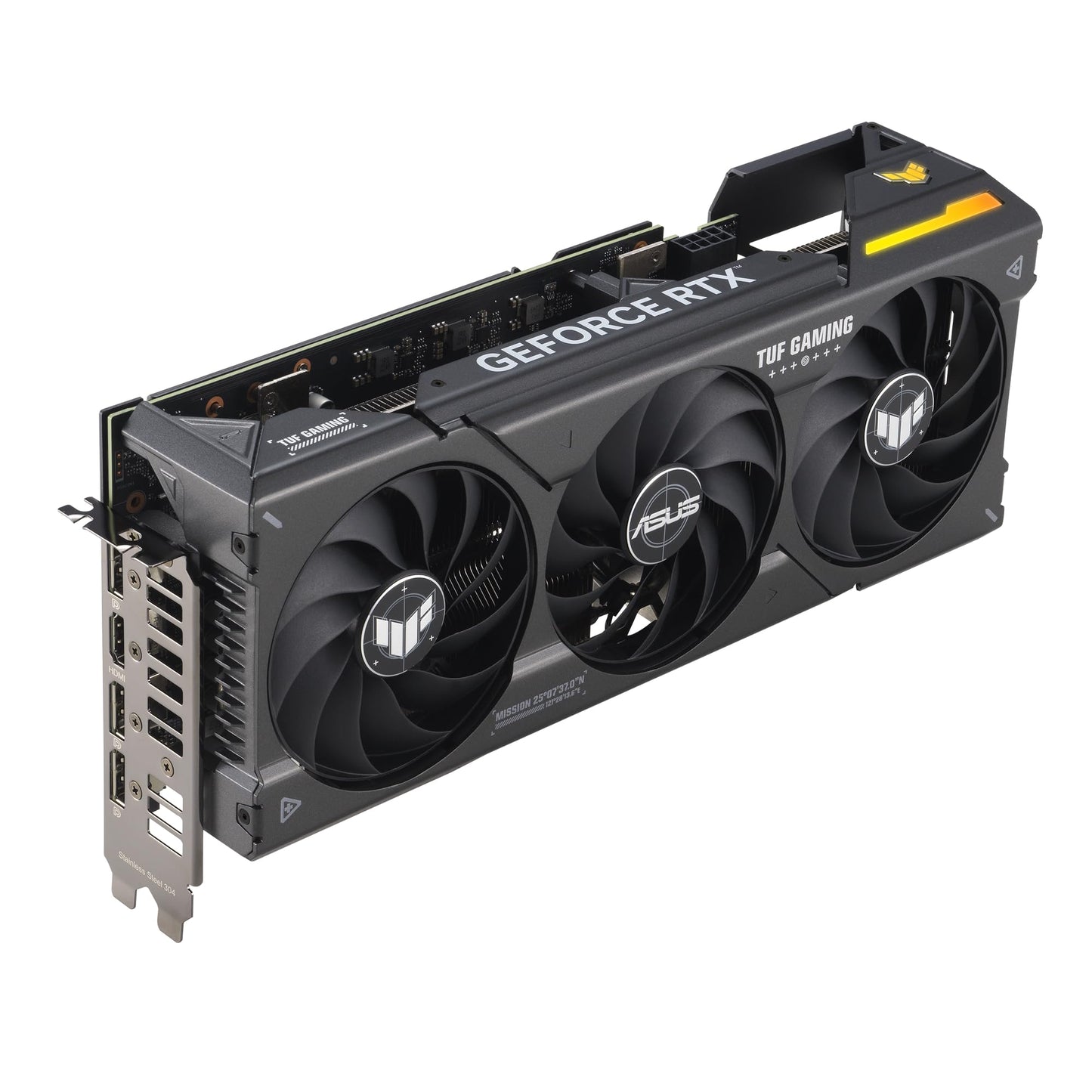 ASUS TUF Gaming GeForce RTX 4070 12GB GDDR6X OC Edition Gaming Graphics Card (NVIDIA GeForce RTX 4070 DLSS 3, PCIe 4.0, 1x HDMI 2.1, 3x DisplayPort 1.4a, TUF-RTX4070-O12G-GAMING)