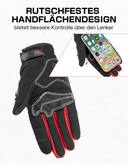 KEMIMOTO motorcycle gloves for men, summer motorcycle gloves with knuckle protector and touchscreen, breathable sport gloves for men and women, for motorcycle, bicycle, scooter, hunting