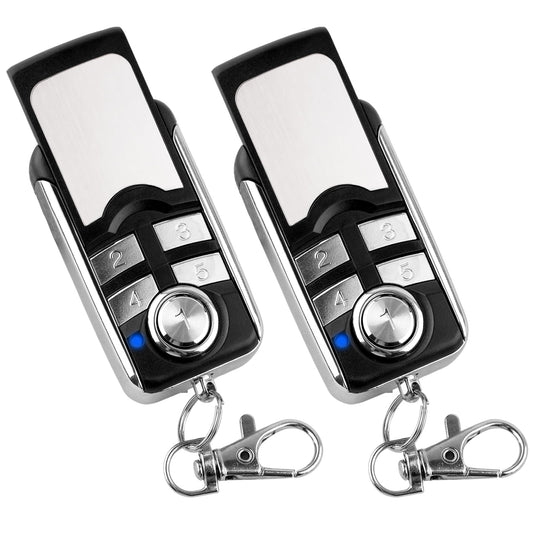 2 pieces garage door opener remote control compatible with Hörmann transmitters HSM4 HSE2 HS1 HS4 HSZ1 HSZ2 868 BS for Hörmann BiSecur SupraMatic ProMatic RollMatic RotaMatic garage door openers.