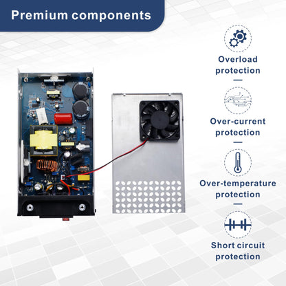 BOSYTRO Switching Power Supply 12V 50A 600W Transformer Power Supply Transformer 230V to 12V Power Supply SMPS for LED strips, CCTV, radio, camera, laboratory power supply.