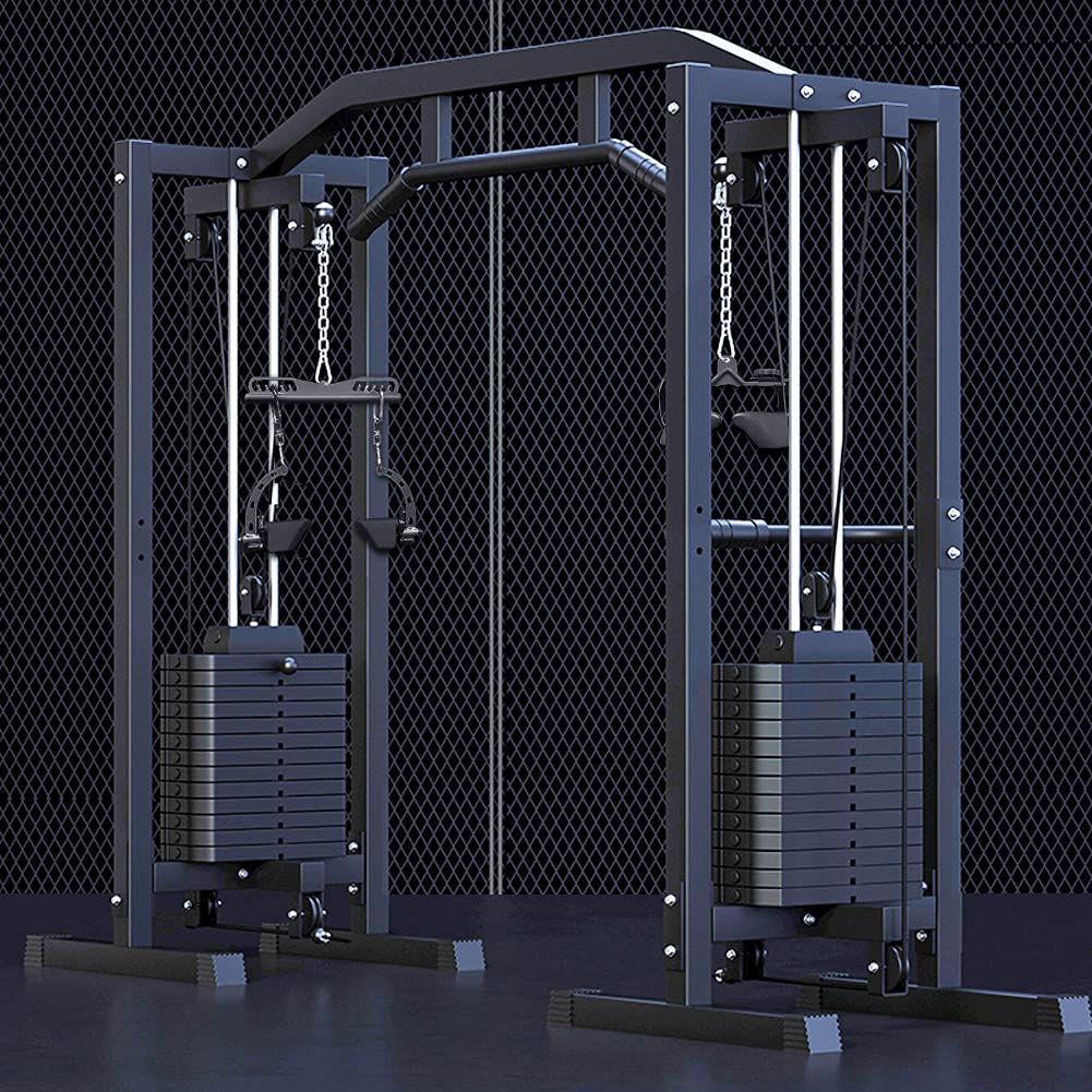 Rowing handle LAT Pull-Down attachment, Rotating fitness tower cable pull cable grip fitness gripper for weightlifting on the cable machine, training the triceps back muscles, home and fitness equipment.