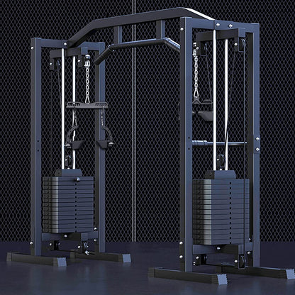 Rowing handle LAT Pull-Down attachment, Rotating fitness tower cable pull cable grip fitness gripper for weightlifting on the cable machine, training the triceps back muscles, home and fitness equipment.