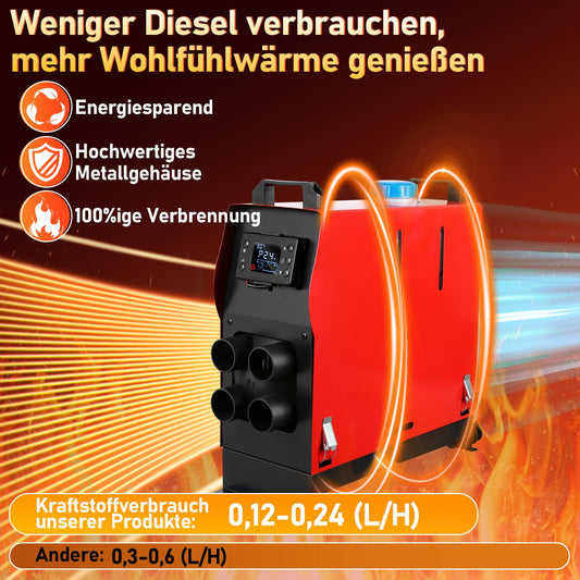 Randaco Diesel Parking Heater, All in One 8KW 12V Diesel Air Heater, Air Diesel Heater with LCD Monitor/Remote Control, Air Diesel Heater for Cars, Boats, RVs, Truck Cabins