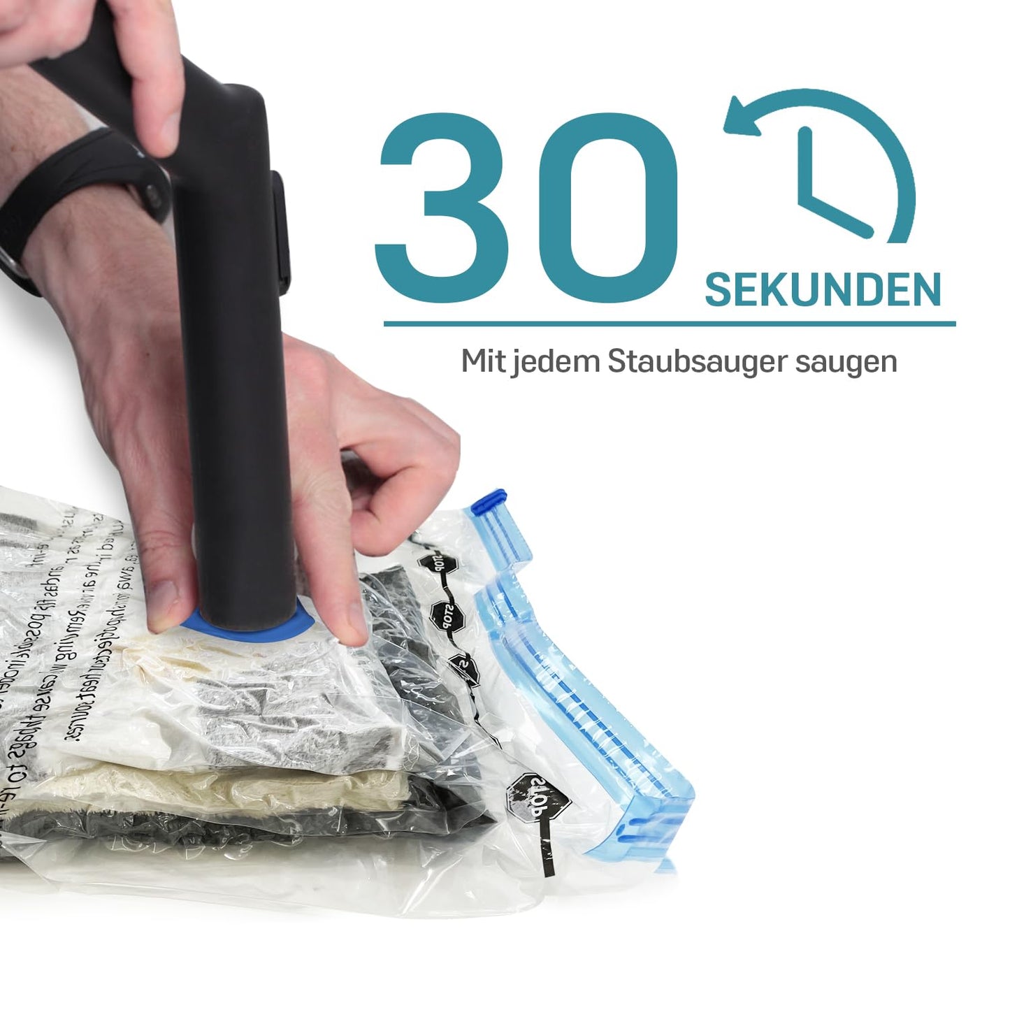 Vacuum bags for clothing comforters, 4 pieces, CaptainFive Vacuum Storage Bags 4 * JUMBO (100 x 80cm) Vacuum Clothes Bags Storage Bags Travel for bedding pillows clothing comforters