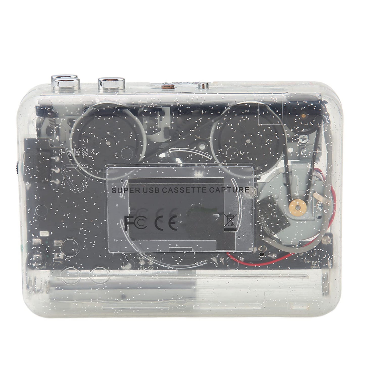 USB Cassette to MP3 Converter, Portable Cassette with Headphones, Cassette Player Converts to MP3 WAV, Audio Music Player for Computer In Car