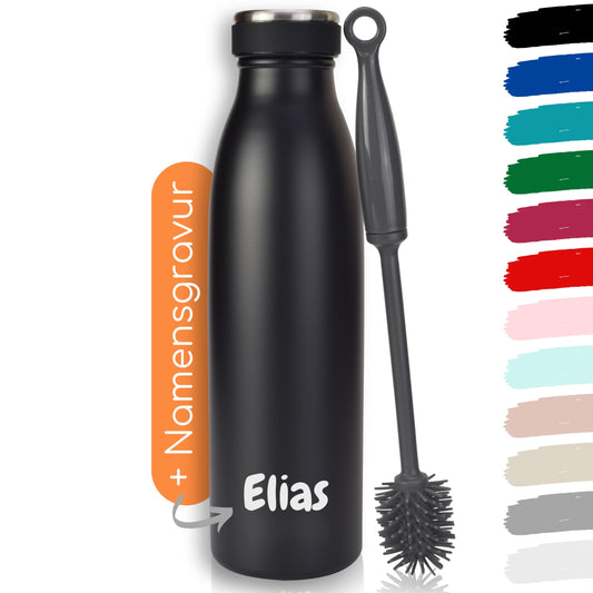 Milu® Engraved Water Bottle - Personalized Gift Idea for Easter, Father's Day, Mother's Day, Christmas, Back to School, Anniversary, Birthday for Women and Men, Mom, Dad, Kids (1500ml + Engraving)
