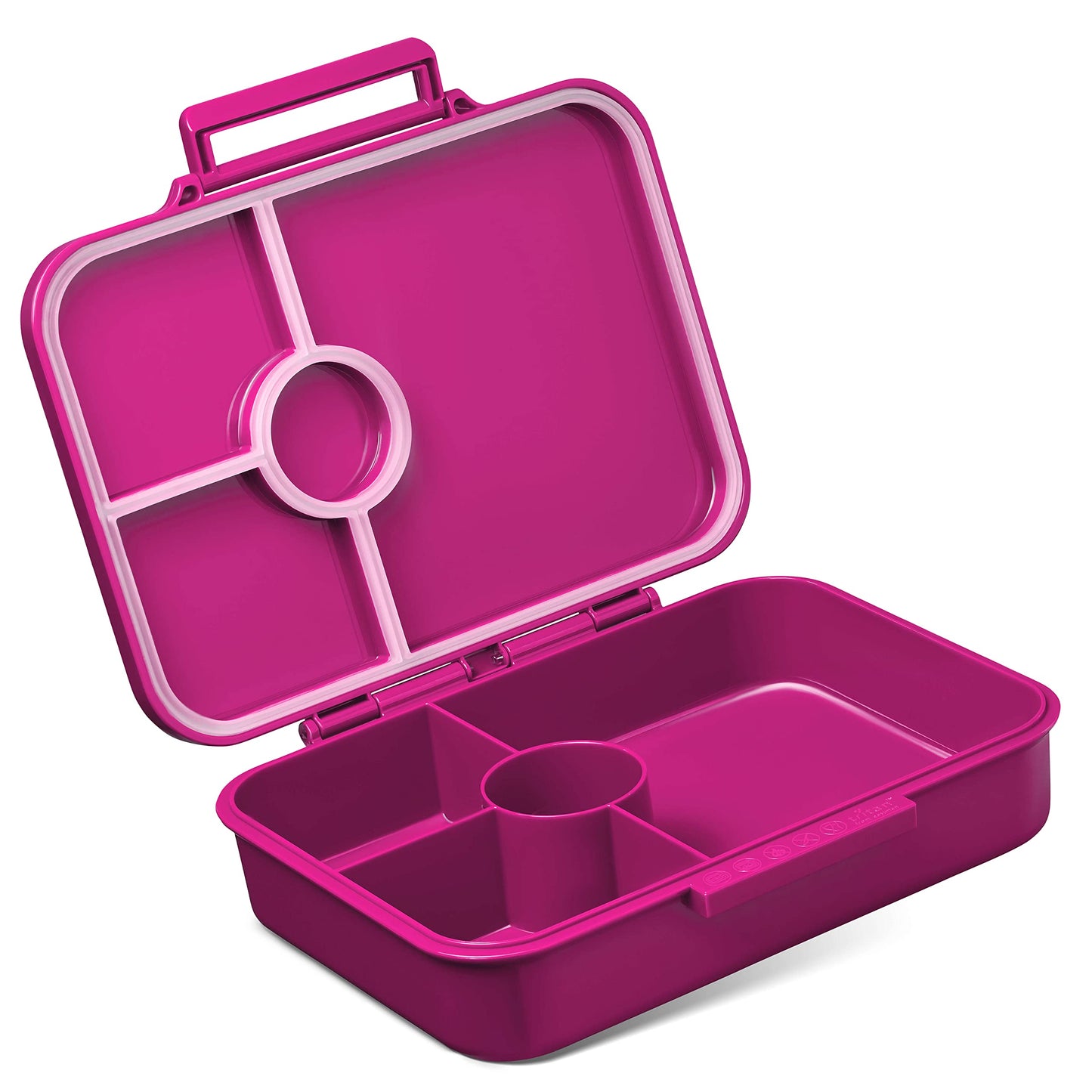 My Vesperbox - Bia - Bento Box Children - NEW - REINFORCED LOCKS - Leak-proof & BPA free - extremely durable - Lunchbox - ideal for kindergarten and school... (Purple - Rainbow)