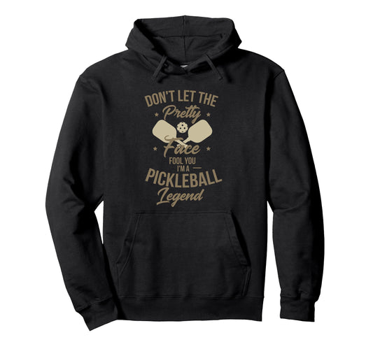 Pickleball legend funny retirement pullover hoodie