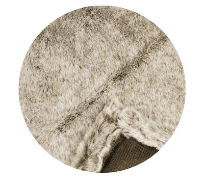 JACK Cozy Christmas Tree Skirt Round Ø 120cm, Tree Skirt Christmas Tree Base, Color: Taupe