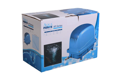 AquaForte AP-35 air pump, 20 watts, Max. pressure 2.8 m, Suitable for pools and ponds up to 18m3, Fish max. 15,000 liters, Koi max. 7,500 liters, 2.7 kg, Outlet 16.5 mm.