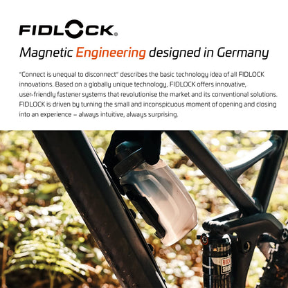Fidlock Bottle 450 ml Bike Base Magnetic bottle holder for bicycles, bottle cage, road bike, bike bottle holder, bicycle bottle cage