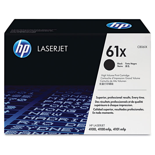 HP 61X (C8061X) Black Original High Yield Toner for HP LaserJet 4100