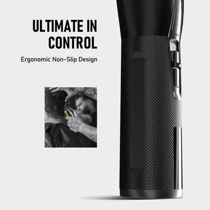 SUPRENT Professional Hair Clipper Men Rechargeable USB-C Hair Trimmer & T-Blade Hair Clipper Set with 5V Boost Technology, cordless hair and beard trimmer, LED display Gift