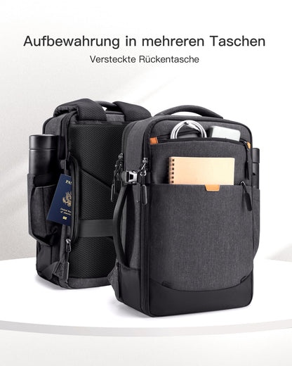 Inateck 17-20L Ryanair carry-on backpack 40x20x25 for women and men, laptop backpack compatible with 14-inch MacBook Pro.