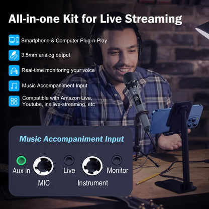 JYX Karaoke Machine, Karaoke System with 2 microphones, Portable Bluetooth Speaker for adults, Party Karaoke Speaker, Subwoofer PA System for gatherings, the best gifts for everyone.