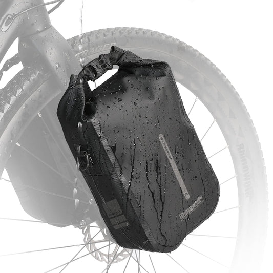 Rhinowalk Bike Rack Bag Waterproof 4/6L Front Bicycle Bag for Rack with Shoulder Strap.