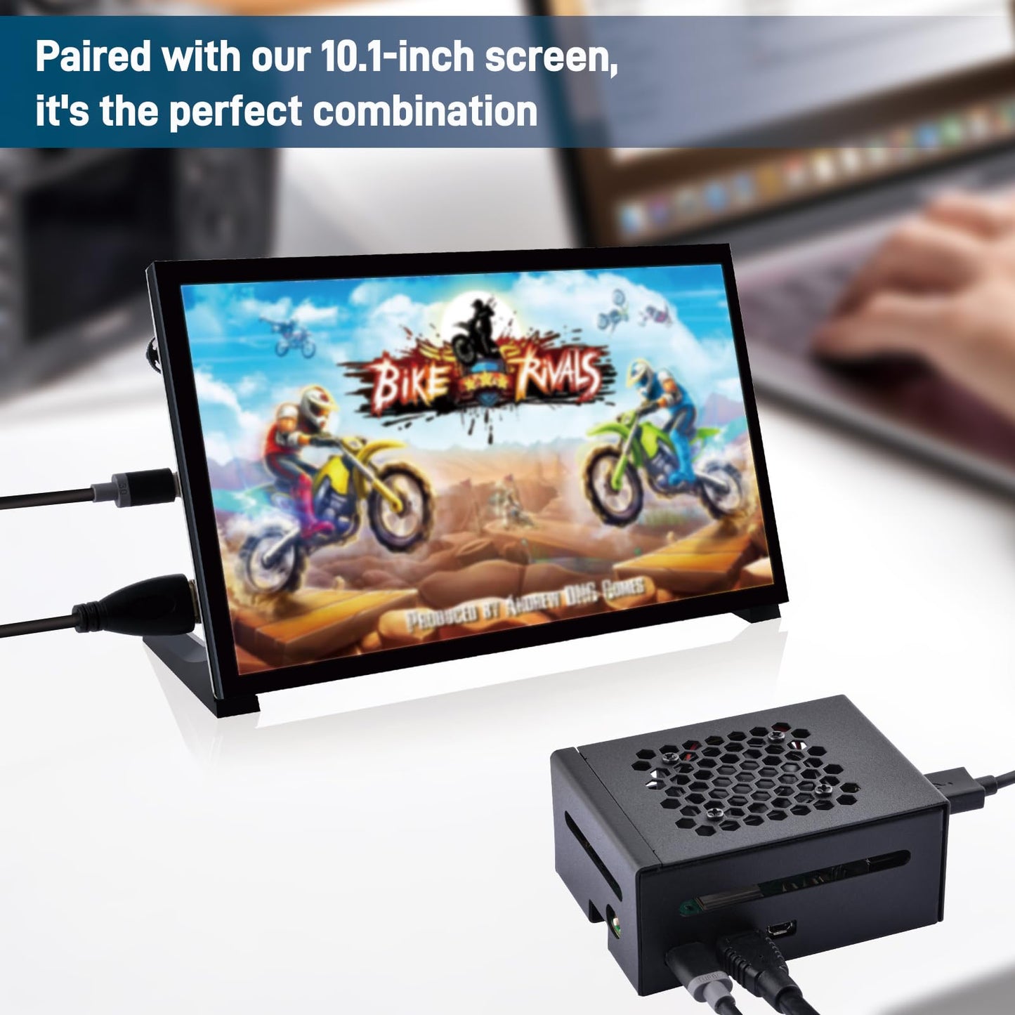 GeeekPi Raspberry Pi 5 case with Official Active Cooler, Supports PCIe M.2 NVMe SSD Shield Top X1001/X1000/N04/N05