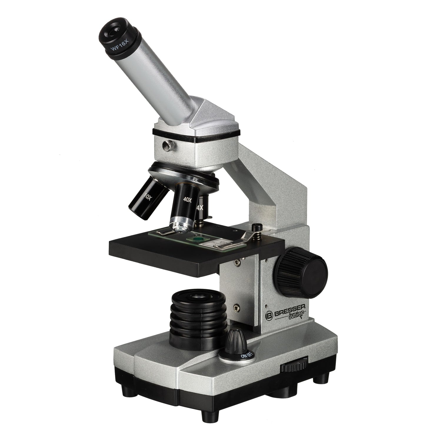 Bresser Junior Microscope Set Biolux DE 40x-1024x for kids and adults with high magnification, including USB camera and extensive accessories for the perfect start into the microcosm.