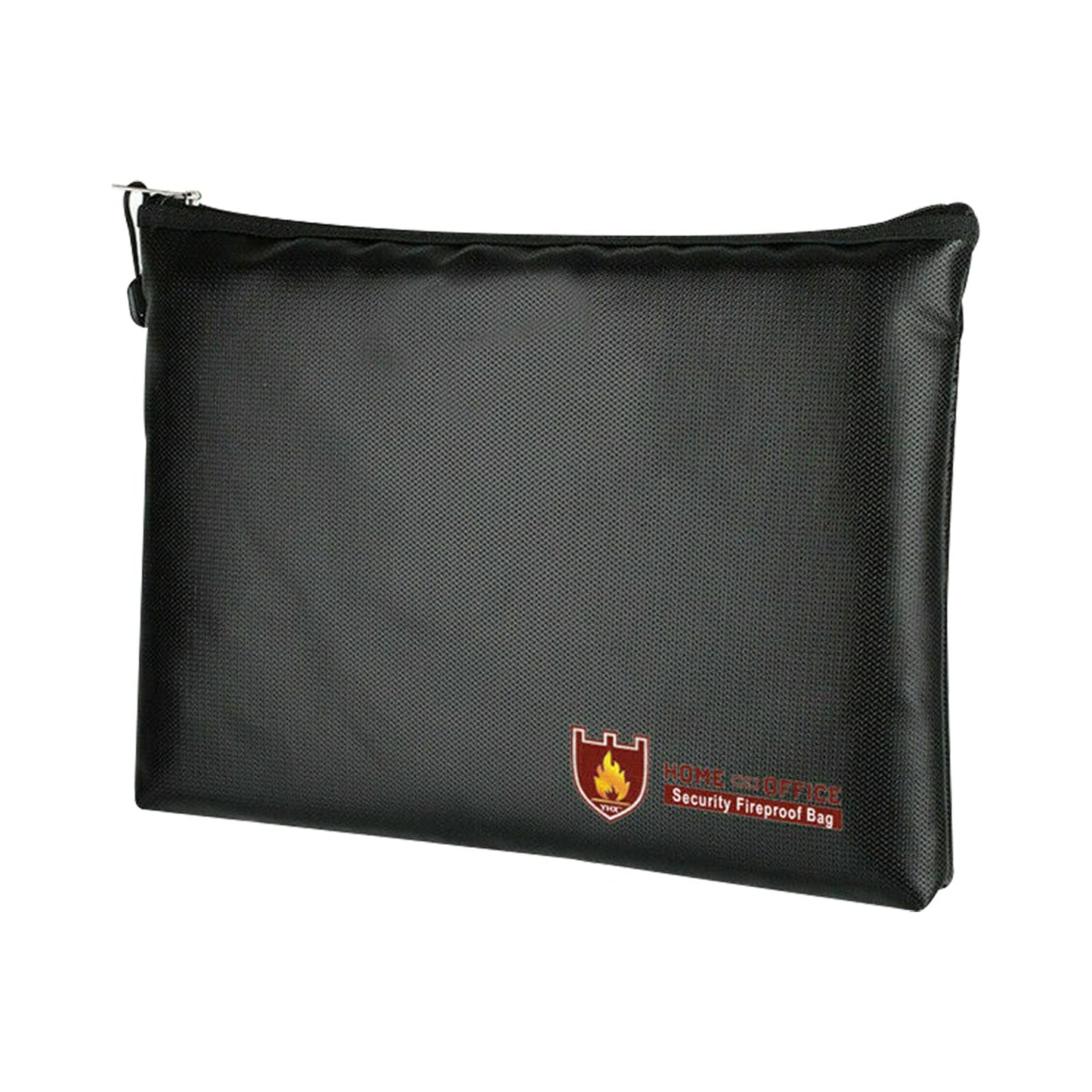 JEROOP Fireproof Document Bag 34 x 25 cm, Waterproof Fire Resistant Pouch, Safe Fireproof Money Storage, Large Capacity.