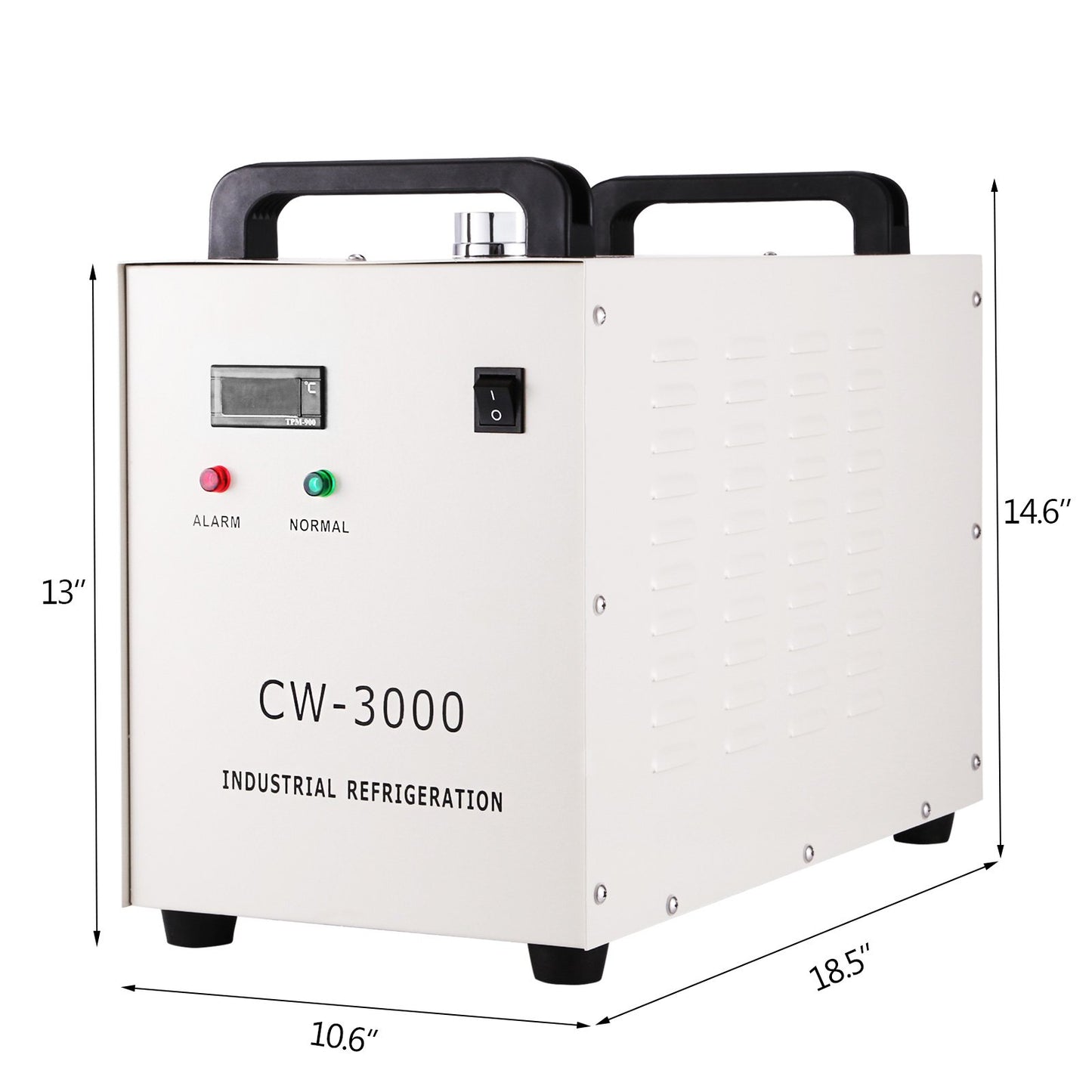BuoQua Water Cooler 9L Industrial Water Chiller CW-3000DG Thermolyse Type 50W Water Chiller Water Cooling CO2 Laser Tube Cooler for CNC Engraving