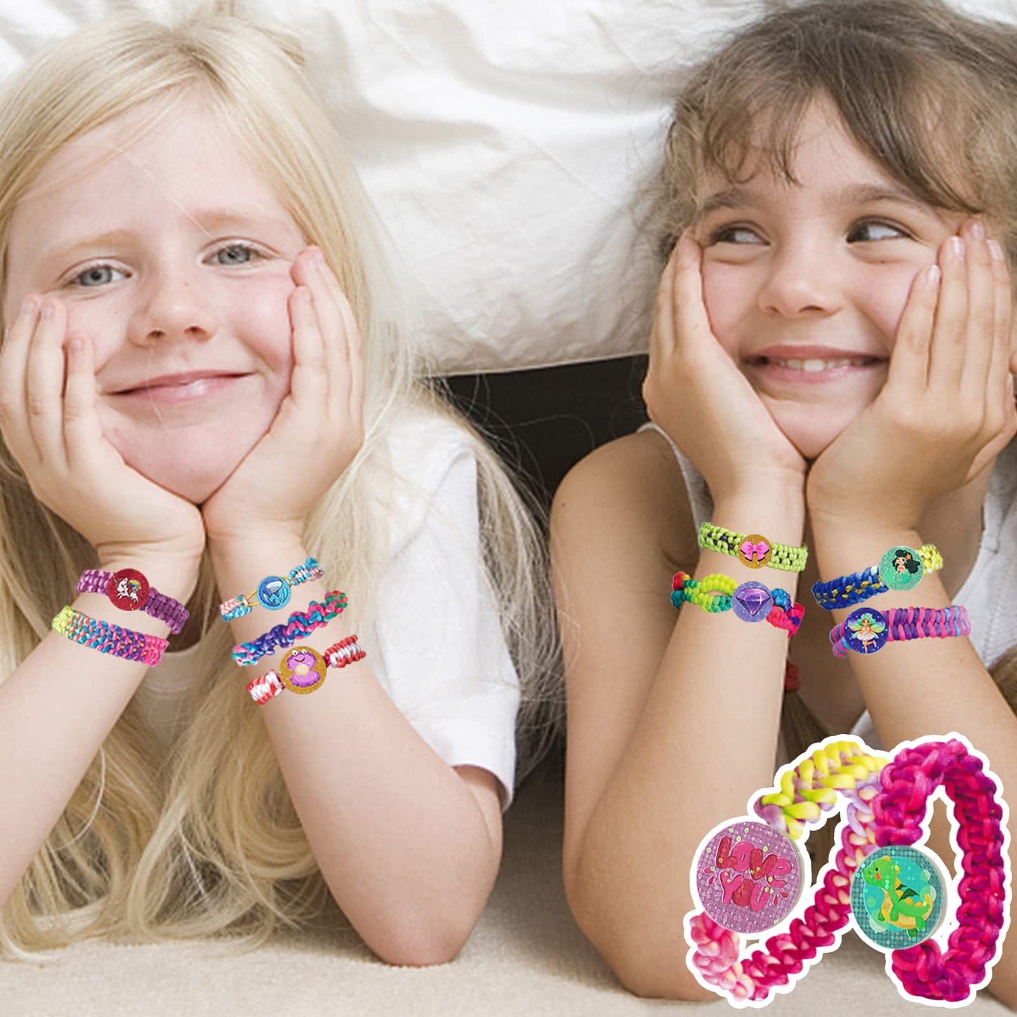 Euclidean Cube Friendship Bracelet Making, Whale-shaped DIY Jewelry Craft Kits for Girls aged 8-12, bracelets, kids crafting kits
