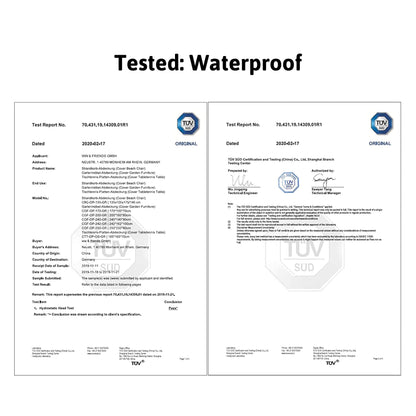 Cover table tennis table cover outdoor - PVC coating / bonded seams / ventilation window - cover for table tennis water resistant, UV resistant & winterproof - 185*165*70 cm