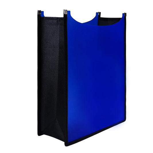 D.RECT 6-piece A4 schoolbag filing box, top open, kids plastic filing box for folders, books, notebooks, pads and documents, sturdy folder for backpack, blue.