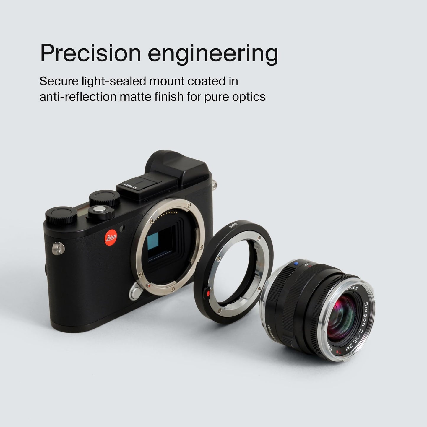 Urth Lens Adapter: Compatible with Leica M lenses and Leica L camera bodies.