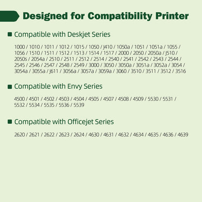 301 Ink Cartridge Multipack, 301XL Black and Color Replacement for HP 301, compatible with HP Envy 4500 4502 5530 5532, Deskjet 1000 1050 1510 2510 2540 3050, OfficeJet 3830 3834 4655 5220