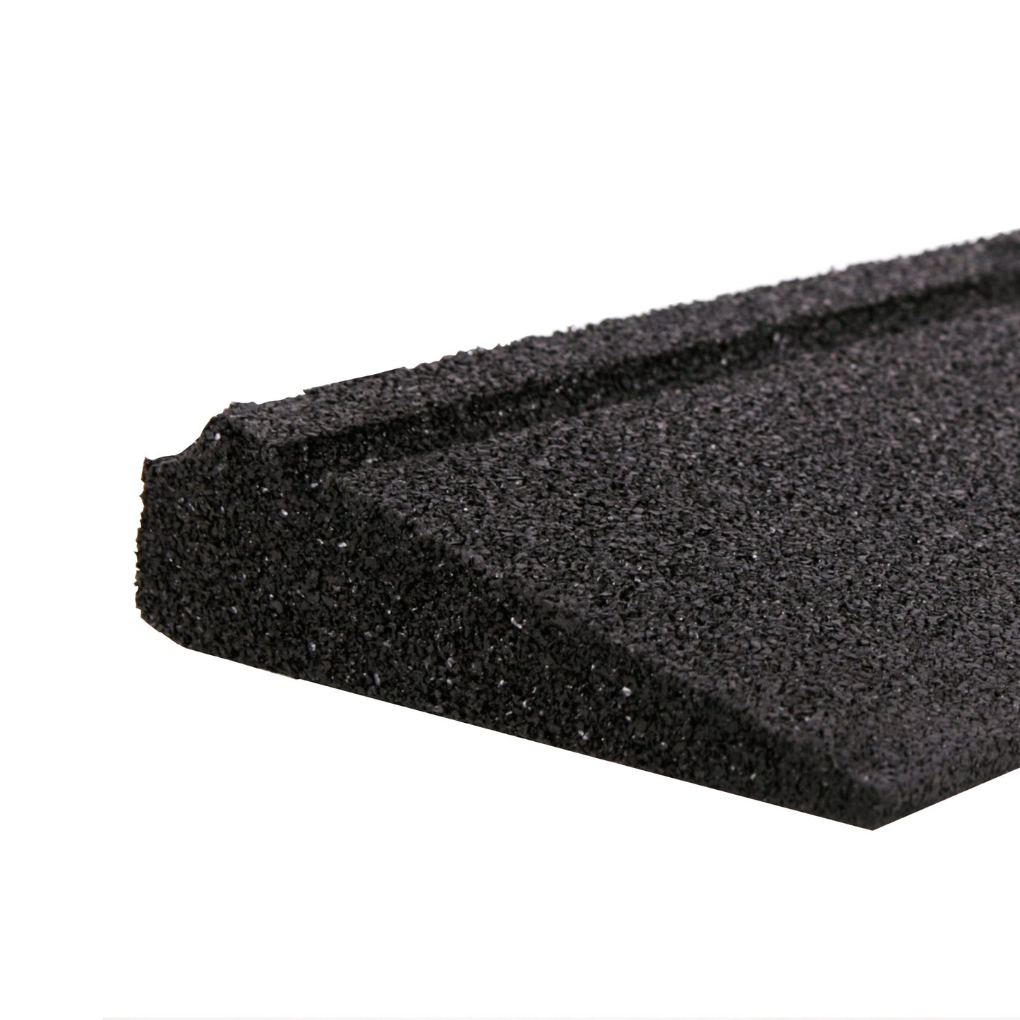 Curb ramp rubber LxWxH: 400x250x70 mm Set = 2 pieces black (ramp rubber wedge wheelchair ramp access ramp access wedge access aid door threshold ramp, car ramp)